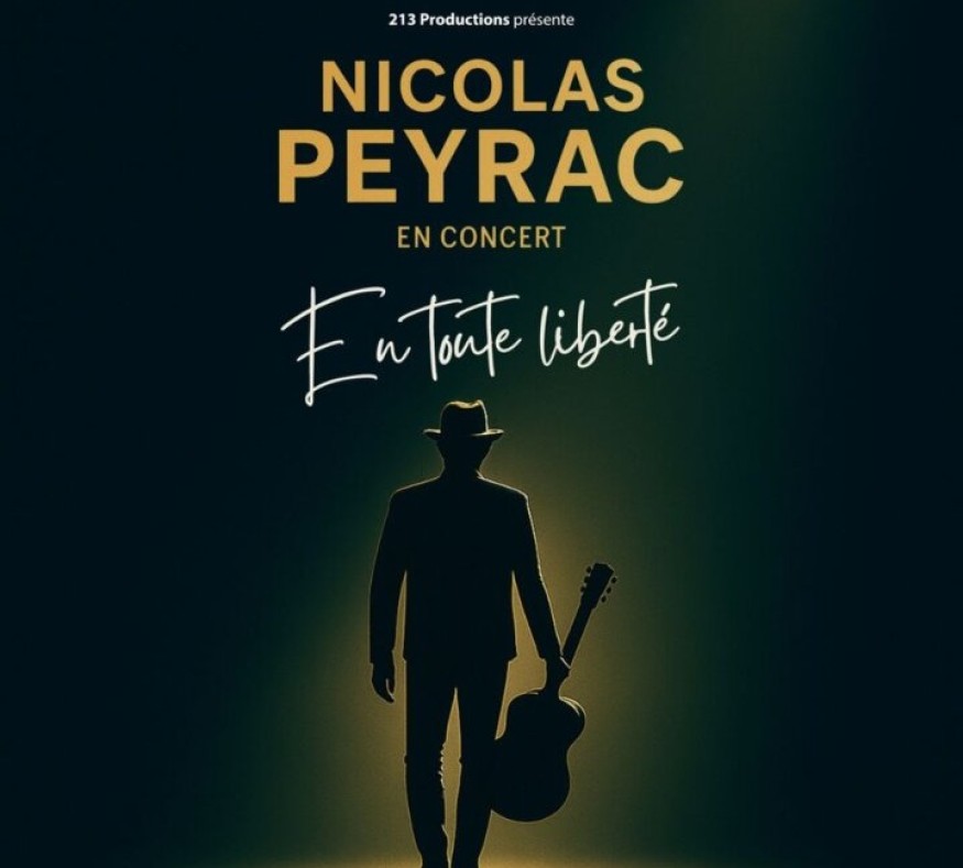 NICOLAS PEYRAC 21 mars au Pasino de Hyères- Gagnez vos places le concert de Nicolas…