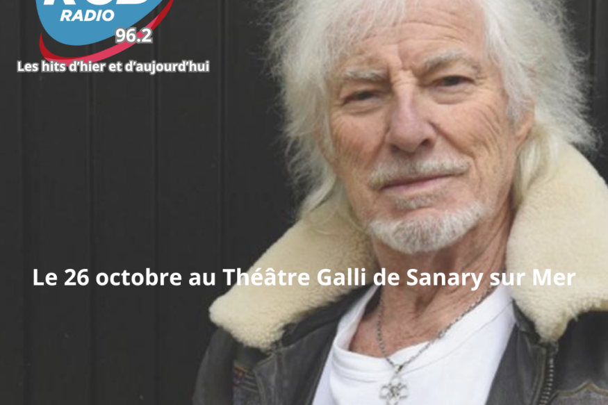 Hugues Aufray en concert au Théâtre Galli le 26 octobre 2024 : une légende sur scène